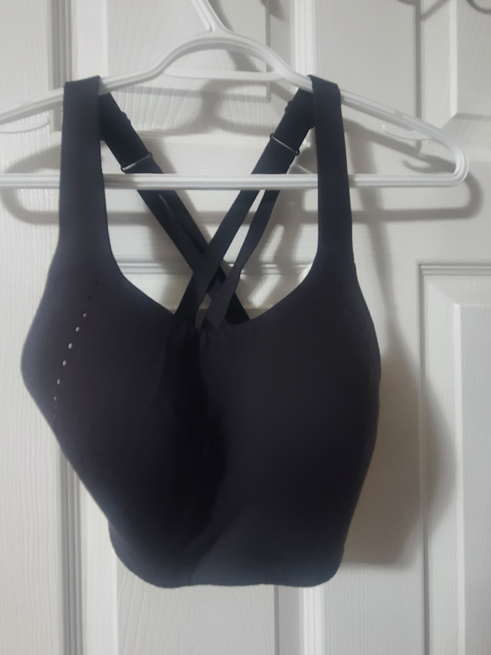 lululemon athletica Black Cross-Strap Sports Bra